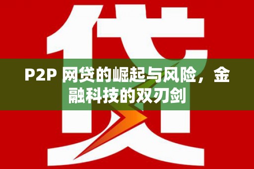 船营P2P 网贷的崛起与风险，金融科技的双刃剑