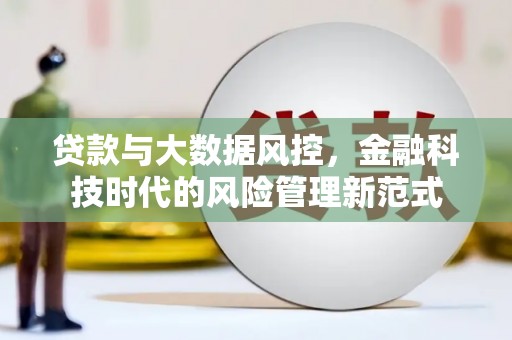 船营贷款与大数据风控，金融科技时代的风险管理新范式