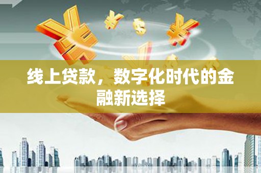 船营线上贷款，数字化时代的金融新选择