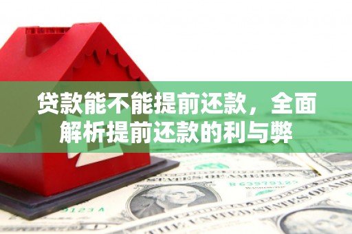 船营贷款能不能提前还款，全面解析提前还款的利与弊