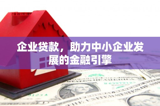 船营企业贷款，助力中小企业发展的金融引擎