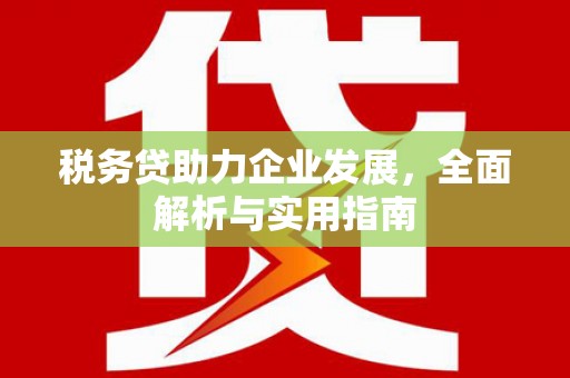 船营税务贷助力企业发展，全面解析与实用指南